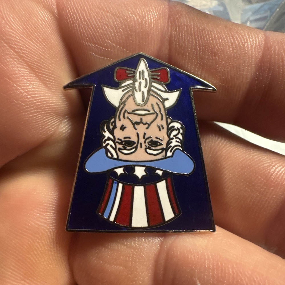 Vintage Usa 250years Uncle Sam Hat Coat Lapel PIN Charm - Picture 6 of 7